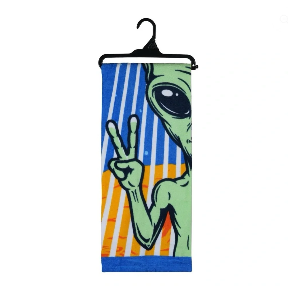 Mainstays Cotton Blend Alien Beach Towel, 28